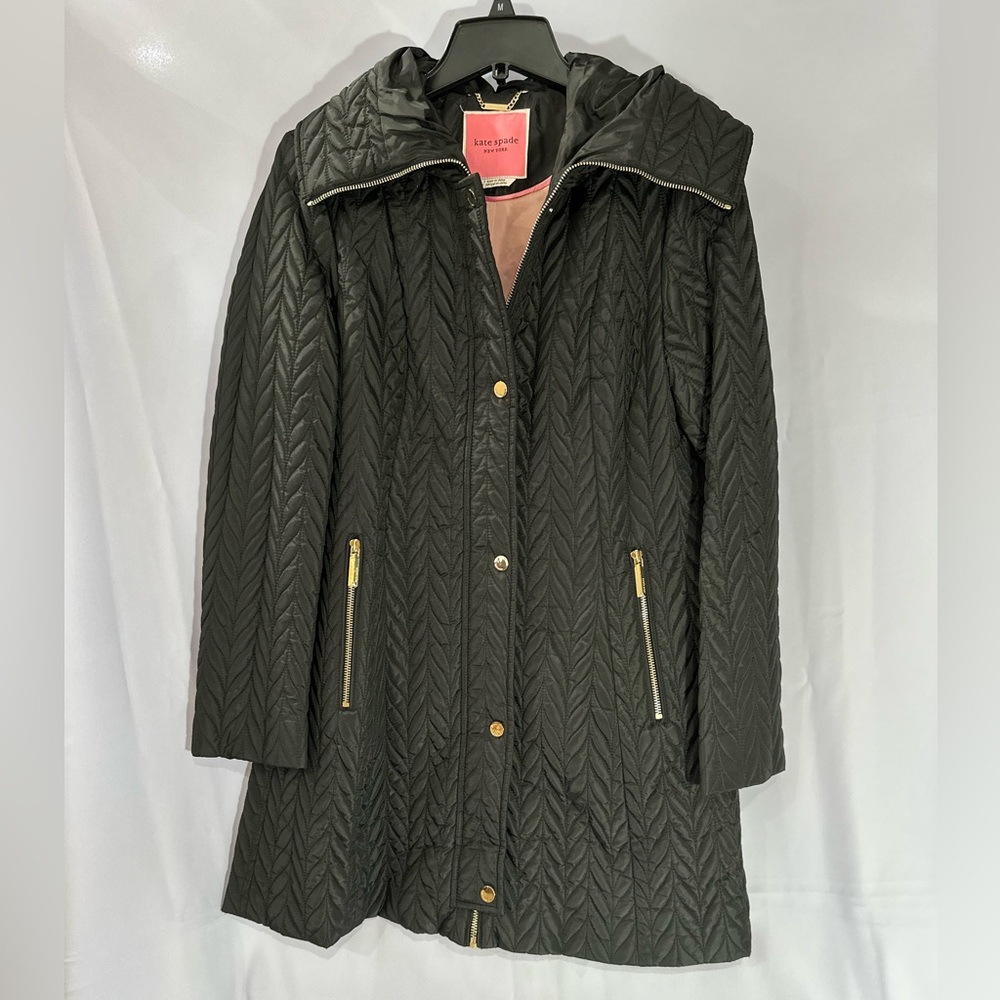 Kate Spade Black Quilted Jacket